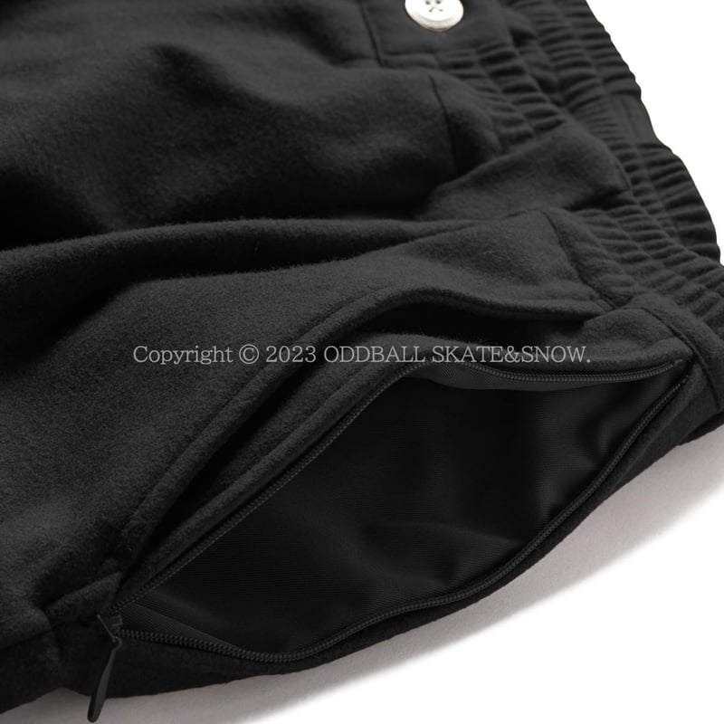 Tightbooth Wool Baggy Slacks Black | ODDBALL SK