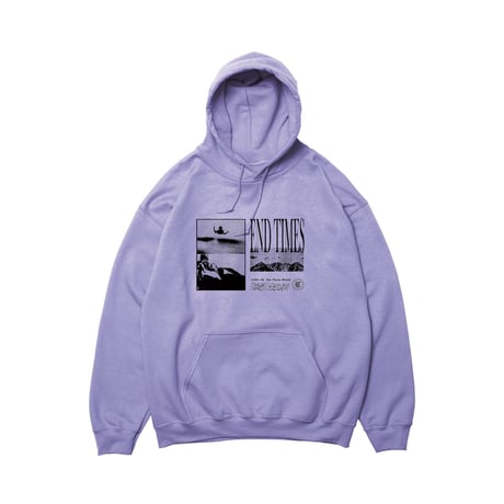 EVISEN SKATEBOARDS END TIMES HOODIE L.Purple