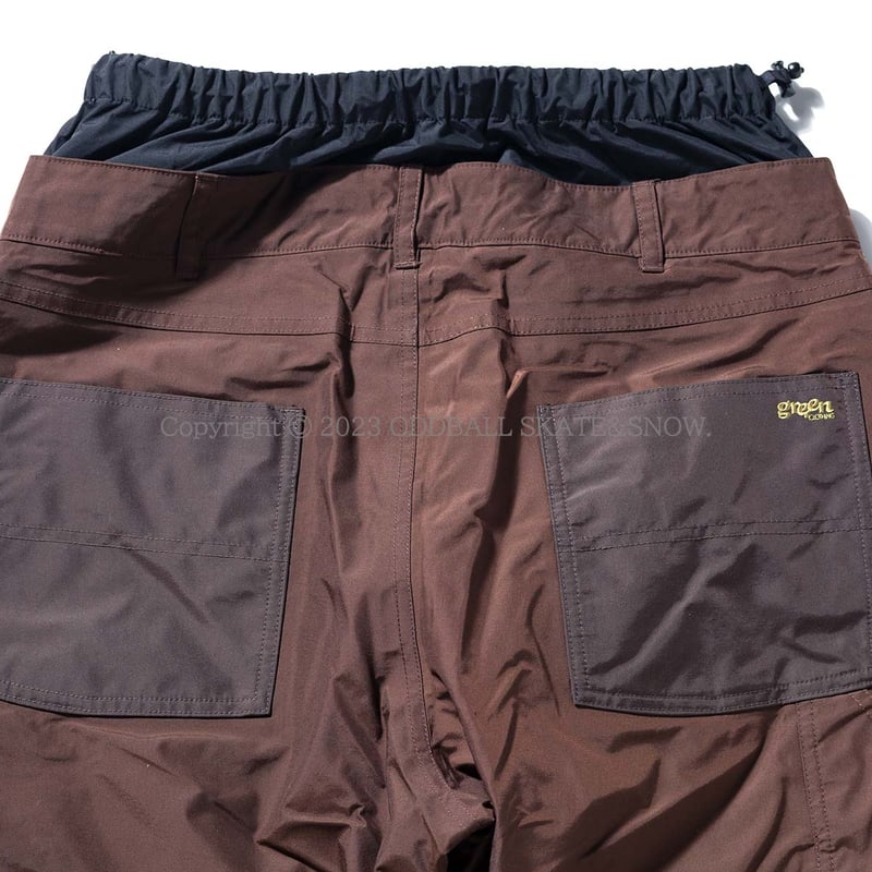 23-24 GREEN CLOTHING PAINTER PANTS Brown/D.Brow