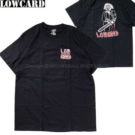 Lowcard LEATHER FAEC S/S TEE black