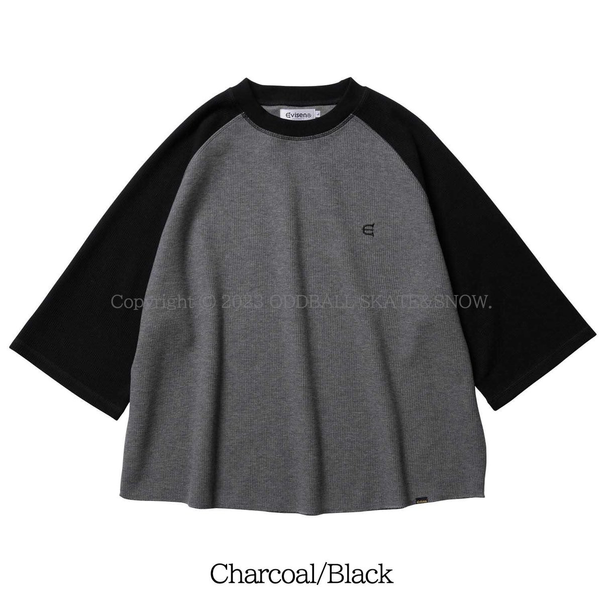 EVISEN RAGLAN TOP えびせん ゑ 七分袖 ラグラン XL Evisen Skateboards EVISEN THERMAL RAGLAN TOP えびせん ゑ 七