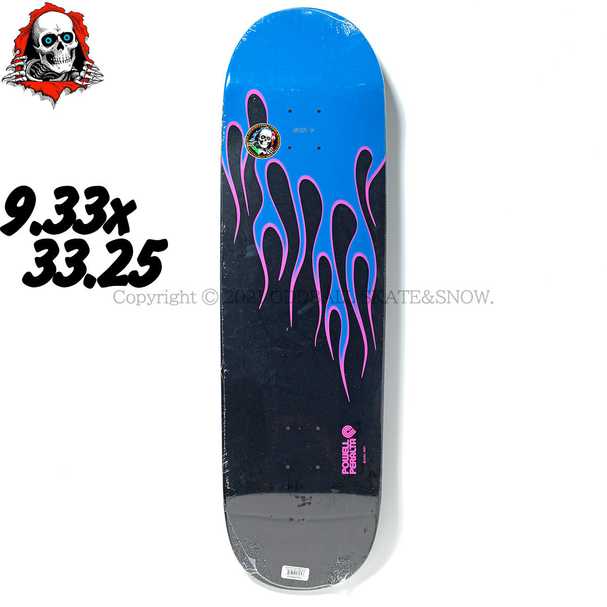 POWELL PERALTA HOT ROD FLAMES BLUE/BLACK 9.33 |