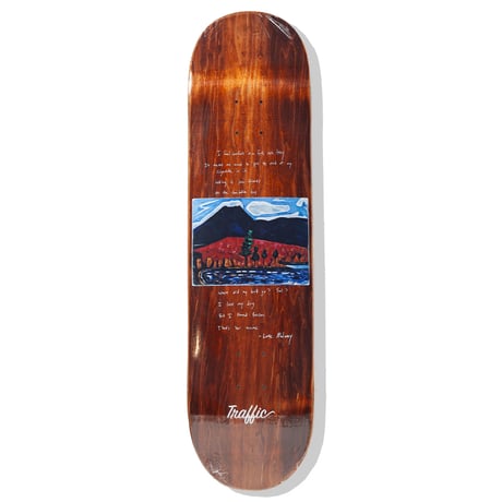 TRAFFIC MALANEY MOUNT KATAHDIN Deck Art by Luke Malaney MADE IN MEXICO 8.25