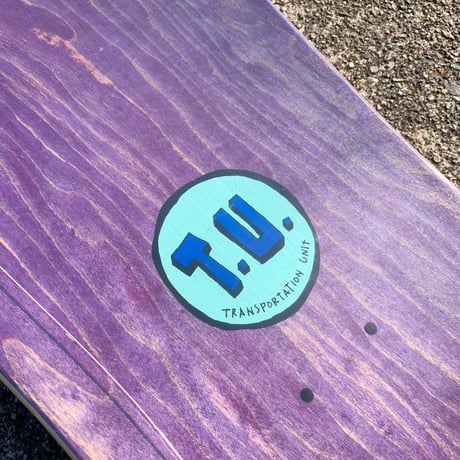 TRANSPORTATION UNIT SKATEBOARDS COFFEE 9.85 purple