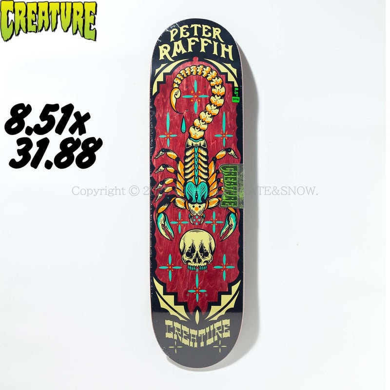 Creature Skateboards Raffin Take Warning 8.5 | Creature Skateboards Raffin Take Warning 8.5 |