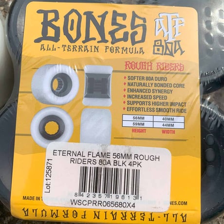 BONES WHEEL ATF ROUGH RIDERS ETERNAL FLAME 56MM80A
