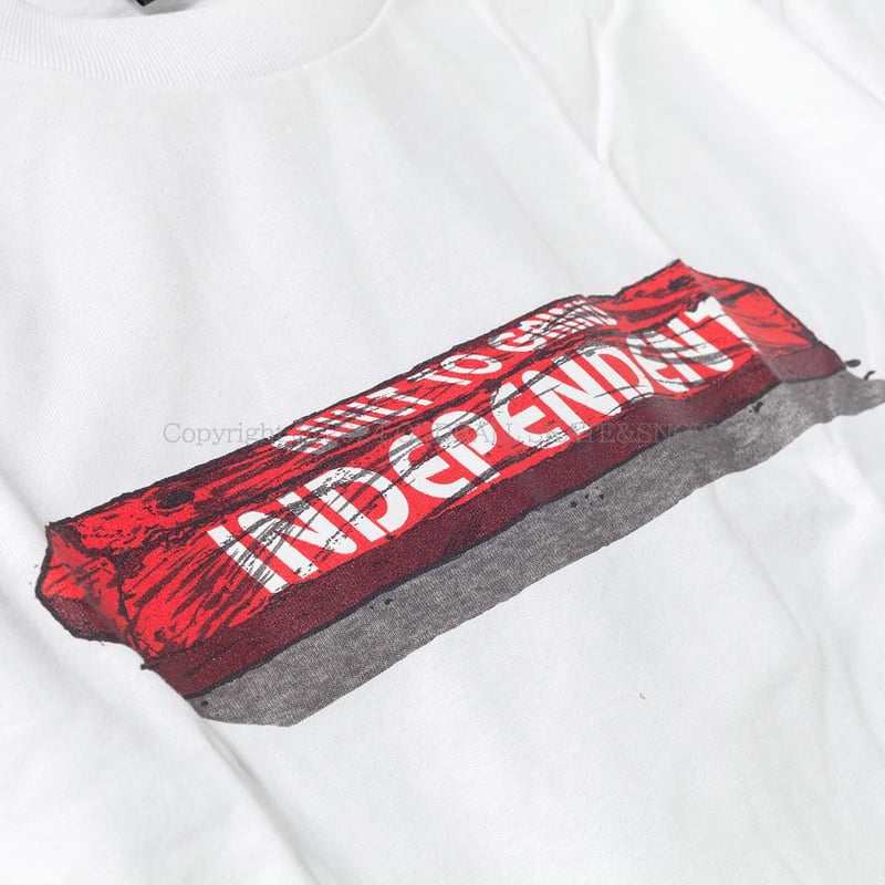 INDEPENDENT BTG CURB S/S TEE white | ODDBALL SK