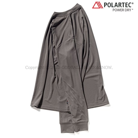 AFTERGLOW PD BASIC L/S T-SHIRTS STAY GRAY