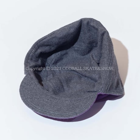 horizon 2023 THE SPRING CAP ショートフラップ バイオレット/ダークグレー リバーシブル