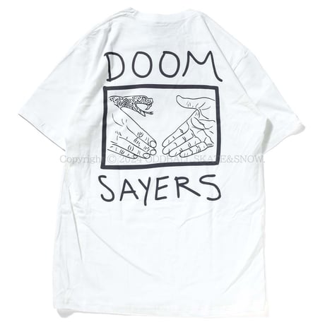 DOOM SAYERS Snake Shake S/S Tee WHITE