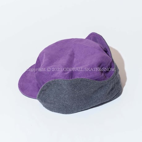 horizon 2023 THE SPRING CAP ショートフラップ バイオレット/ダークグレー リバーシブル