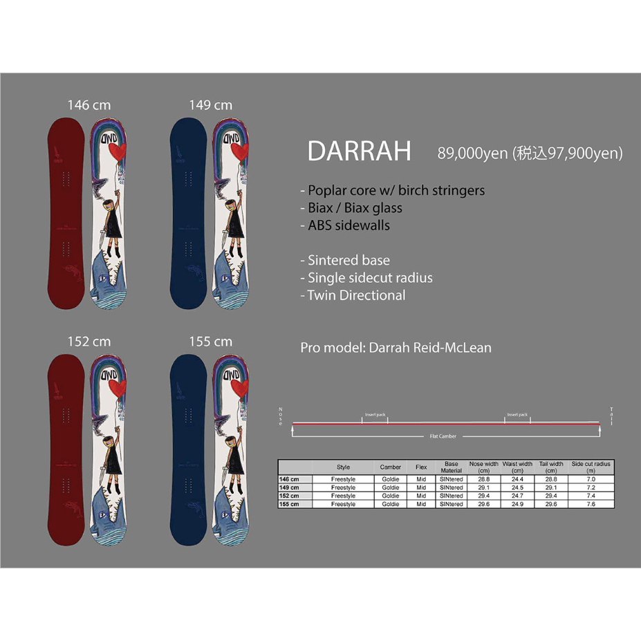 DWD Dinosaurs Will Die DARRAH 20-21モデル Darrah - Dinosaurs Will
