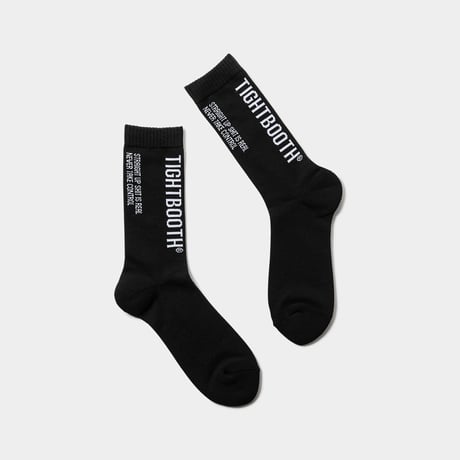 TIGHTBOOTH LABEL LOGO SOCKS TIGHTBOOTH x WHIMSY SOCKS
