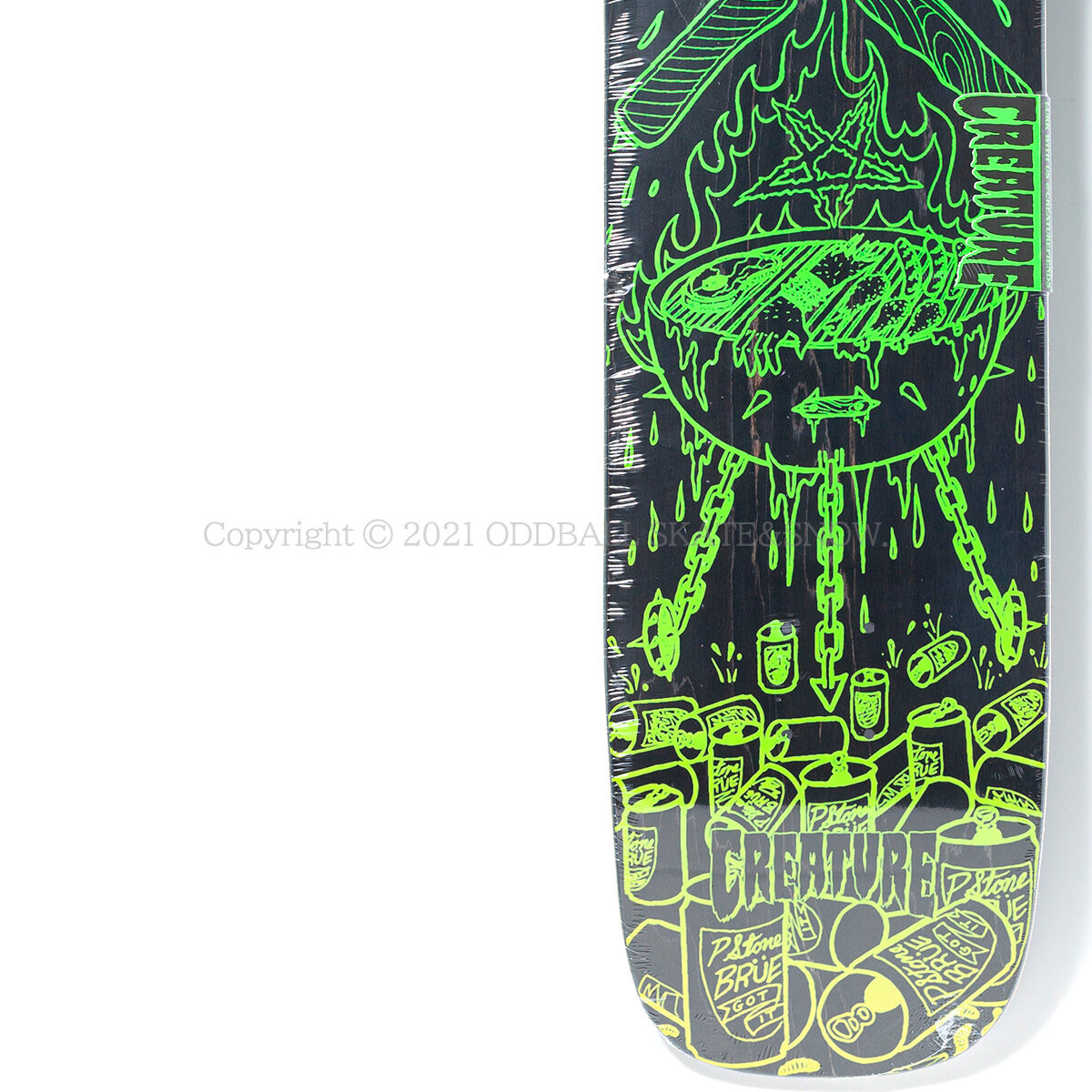 CREATURE SKATEBOARDS MARTINEZ STAB-BQ art by Sa CREATURE SKATEBOARDS MARTINEZ STAB-BQ art by Sa
