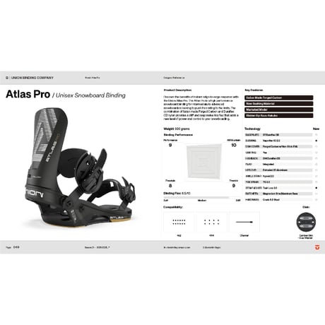 25-26 UNION BINDINGS ATRAS PRO