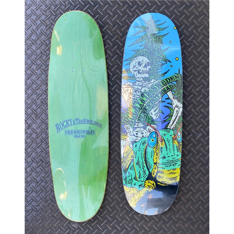 新品未使用FATボードデッキ今期モデル 鑑賞用、オブジェ 定価17600円 POSSESSED SHOE X ROCKY & THE SWEDEN FAT BLUNT D