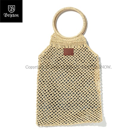 BRIXTON COURTNEY BAG tan/blue