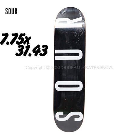 SOUR SOLUTION SOUR ARMY black 7.75