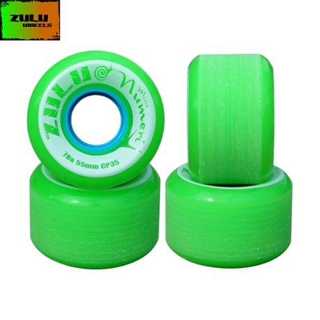 ZULU WHEELS MICRO NUMERI GREEN 78A 55mm