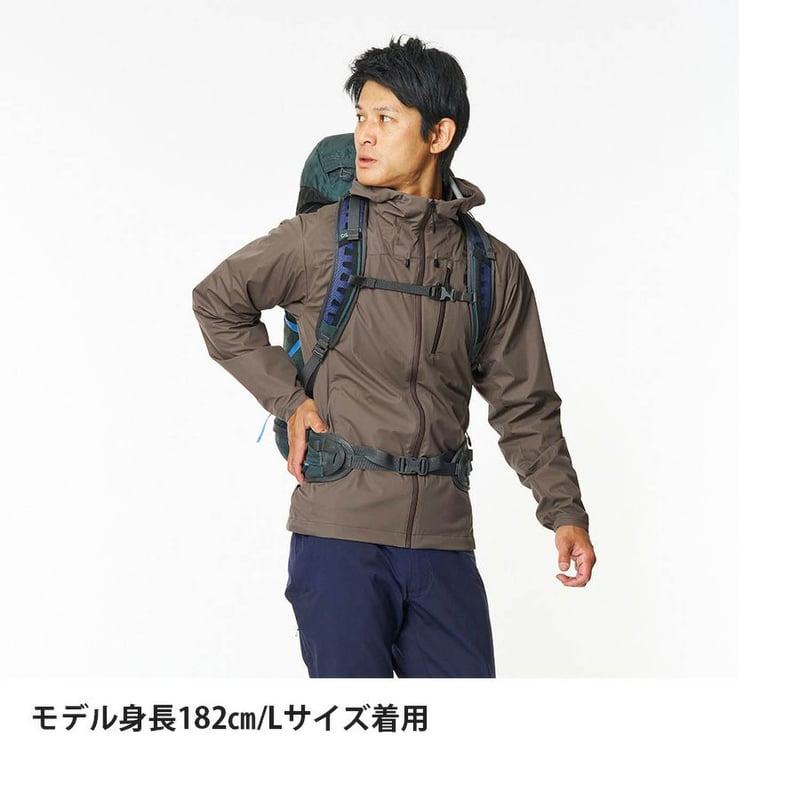 finetrack ファイントラック フロウラップフーディ チタンブラウン M 