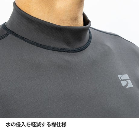 finetrack ファイントラック フラッドラッシュロングスリーブ ダークグレー FWM0131
