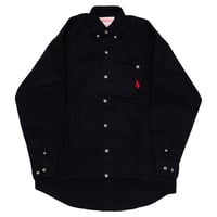 ODDBALL ORIGINAL BD DENIM L/S SHIRT black