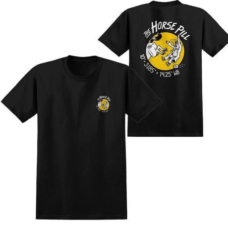 ANTI HERO HORSE PILL S/S TEE Ringspun Black