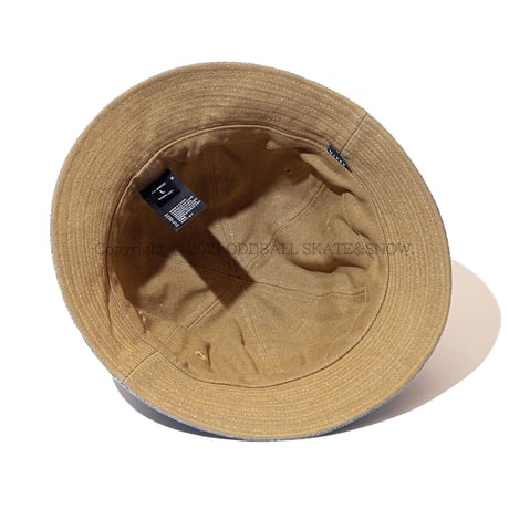 BRIXTON BANKS BUCKET HAT light blue