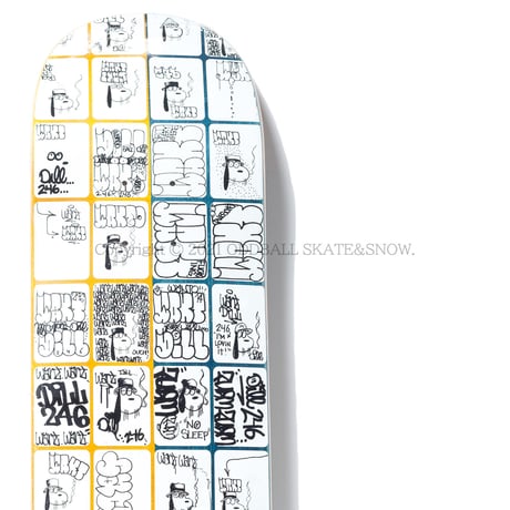 FUCKING AWESOME Jason Dill Wanto 8.0 Yellow/Blue