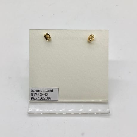 B1733-43  flower orgel dropピアス