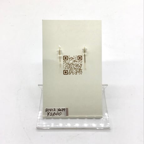 B1412-89 ハートレースピアス