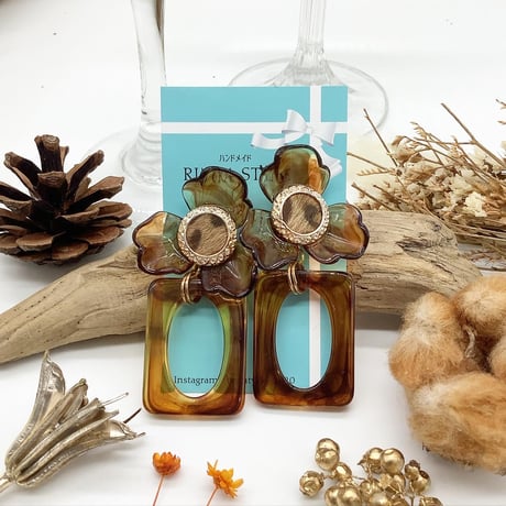 Paloma wool チュールピアス オリーブグリーン チュール リボン Paloma wool チュールピアス オリーブグリーン チュール リボン