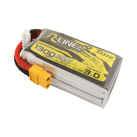 TATTU R-Line V3 22.2V 1300mAh 120C 6S LiPo Battery XT60