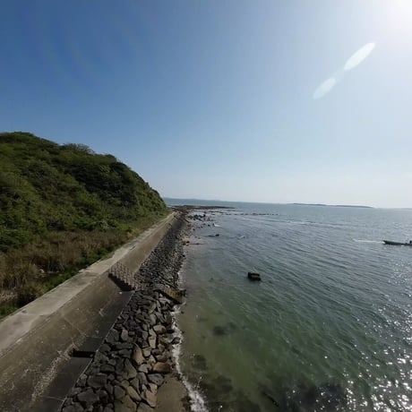 【動画コンテンツ】FPVドローン空撮〈梶島・宮崎漁港〉