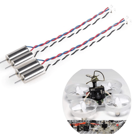 Crazepony  6x15mm 19000kv Brushed motor (CWx2 CCWx2)