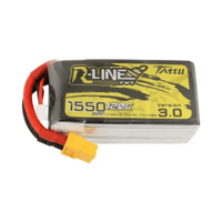 TATTU R-Line V3 22.2V 1550mAh 120C 6S LiPo Battery XT60