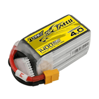 TATTU R-Line V4 22.2V 1400mAh 130C 6S LiPo Battery XT60