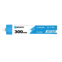 BETAFPV 4.35V 300mAh 1S 30C BT2.0 Lipo Battery