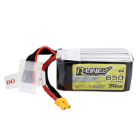 TATTU R-Line V1 14.8V 650mAh 95C 4S LiPo Battery XT30