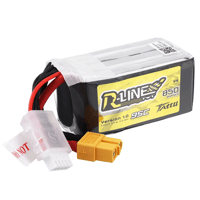 TATTU R-Line V1 14.8V 850mAh 95C 4S LiPo Battery XT30