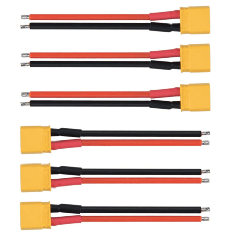 BETAFPV 2S Whoop Cable Pigtail (XT30) 6pcs