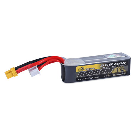 DOGCOM 560mAh 3S 11.1V 150C FPV Quad Battery