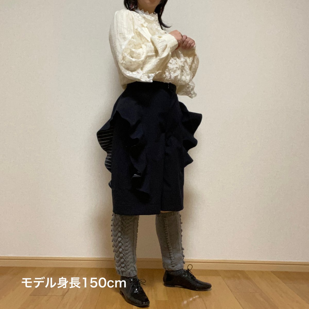 クリオネパンツ-black stripes- | ANQU