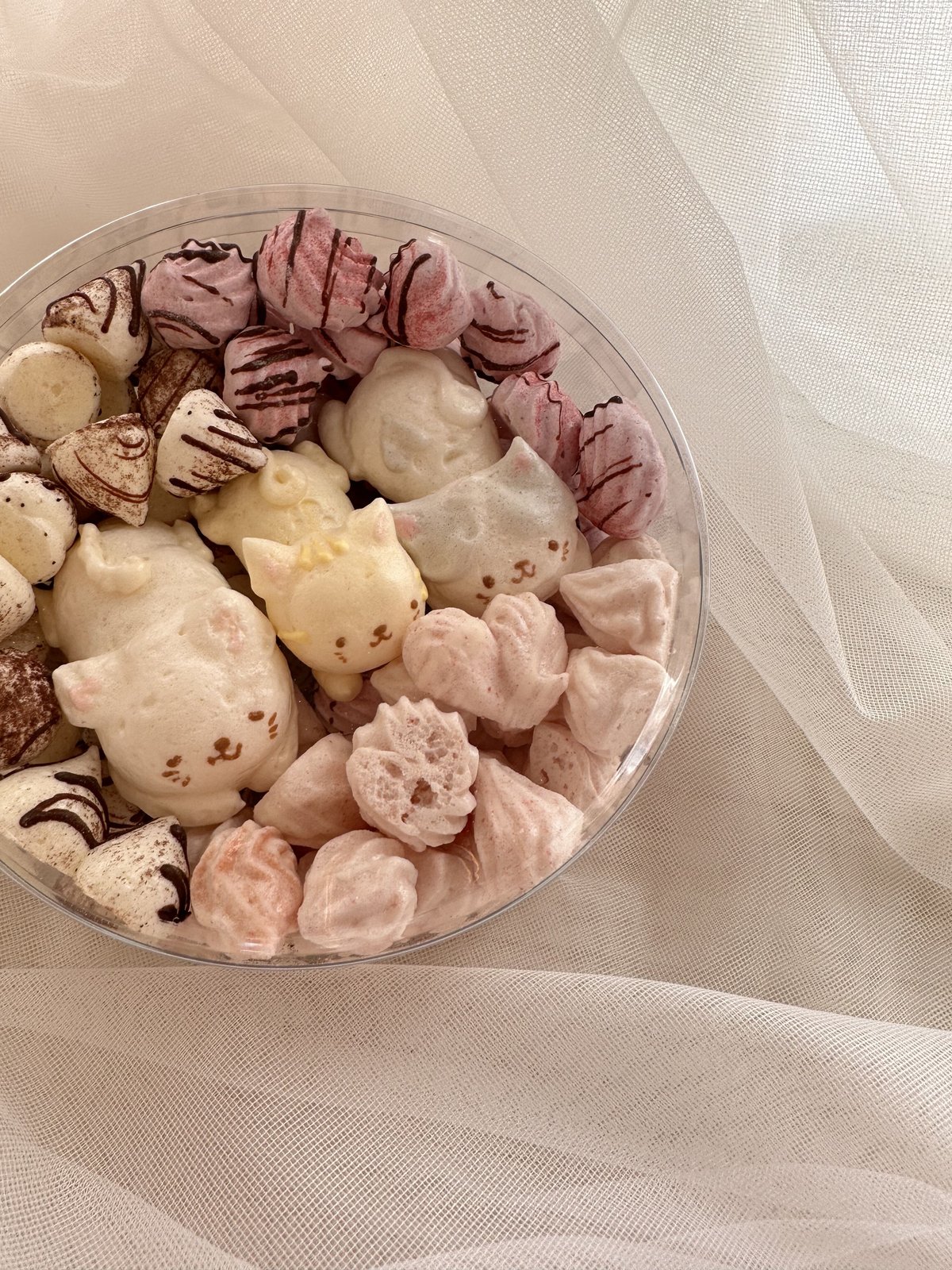 ねこショコラメレンゲBox | パイピングアトリエMammy