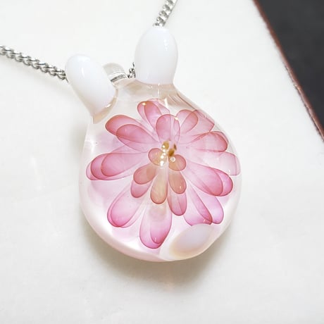 【春限定】桜うさぎのペンダント-453