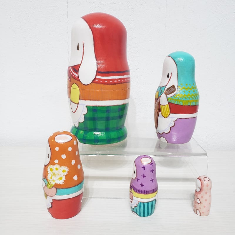 うさぎさんのマトリョーシカ | rabbica ONLINE STORE