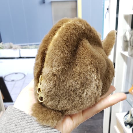 ふわふわのポーチさん 薄チョコオター