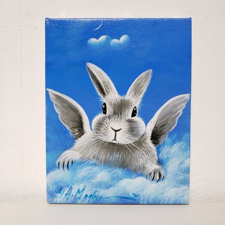 angel rabbit（0号キャンバスプリント）