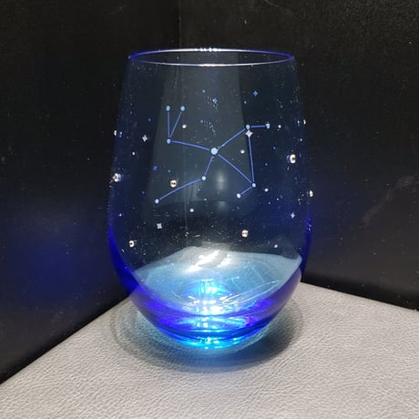 タンブラーグラス　うさぎ座 -blue