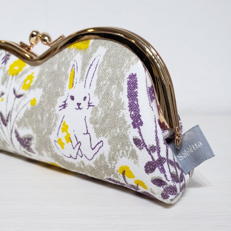 のはらのうさぎ」メガネケース-gray | rabbica ONLINE STORE